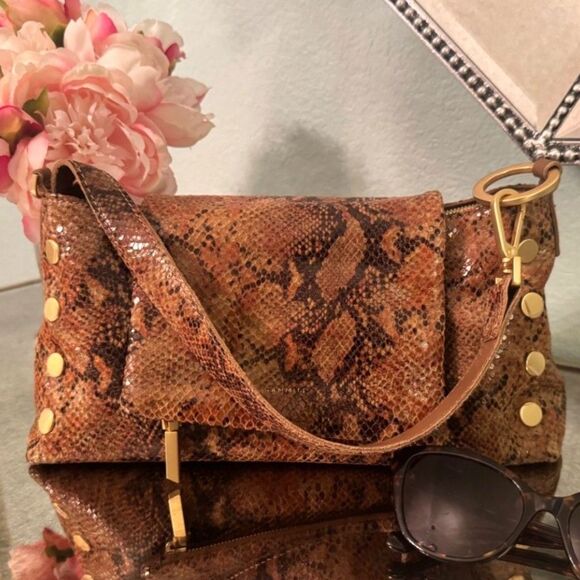 HAMMITT VIP Satchel • Centerpiece Snake • EUC • Shoulder or Crossbody - Picture 1 of 16